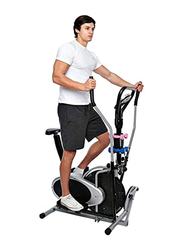 Ultimax Orbitrek 4-in1 Elliptical Trainer Exercise Bike for Home Workout, Black