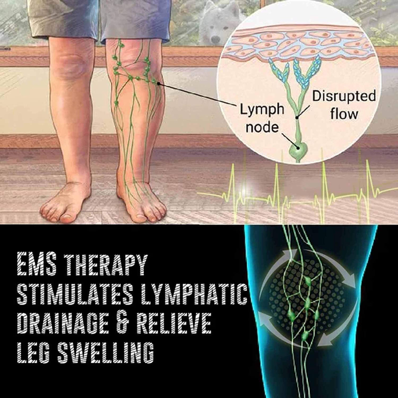 Ultimax EMS Leg Reshaping Foot Massager, Black