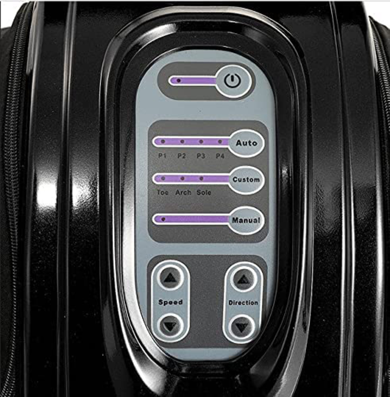 Ultimax Electric Ankle Calf Kneading Massager Rolling Vibrator Machine, Black