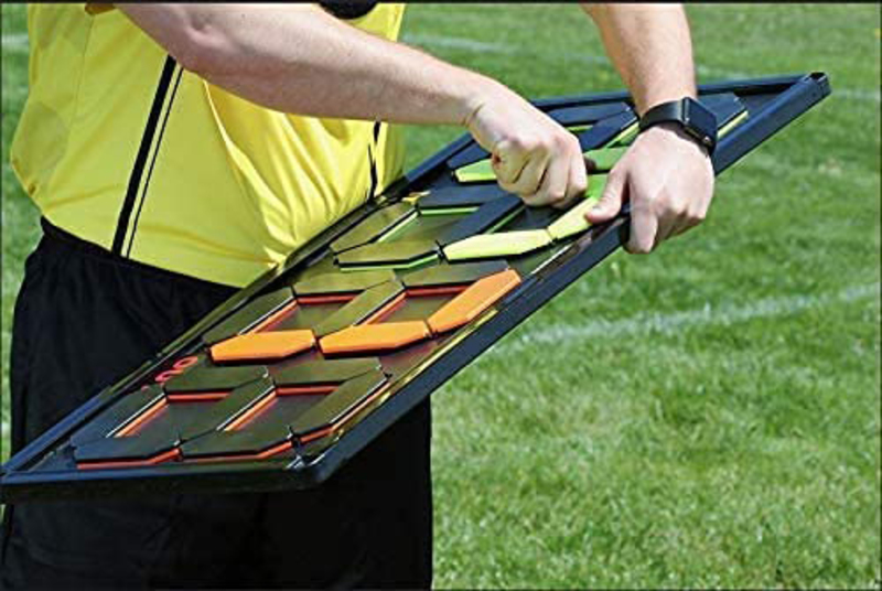 Ultimax Substitution Board Side Referee Substitution Equipment, Black