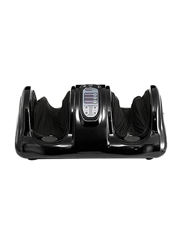 Ultimax Electric Ankle Calf Kneading Massager Rolling Vibrator Machine, Black