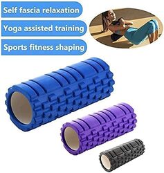 ULTIMAX EVA Yoga Foam Roller Floating Point Gym Physio Massage Fitness Equipment Massager for Muscle Multicolor - 45cm
