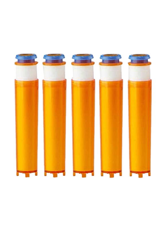 VitaPure Vita clean Refill Shower Filter, 5 Pieces, Orange