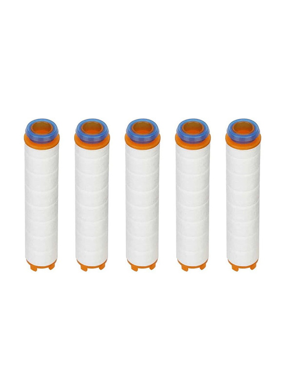 VitaPure Clean Max Refill Shower Filter, 5 Pieces, White