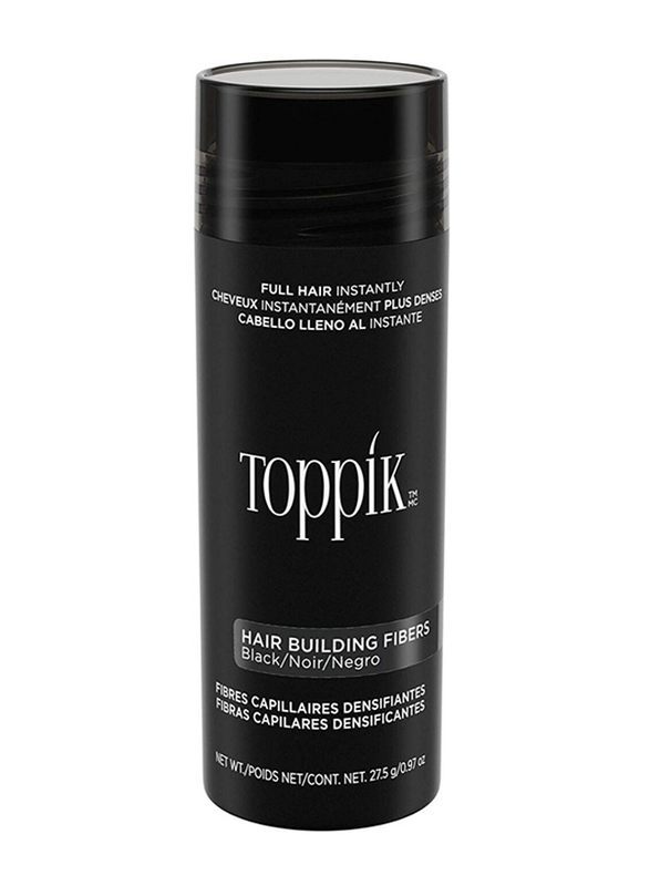Toppik Hair Building Fibers for All Hair Type, Black, 27.5g