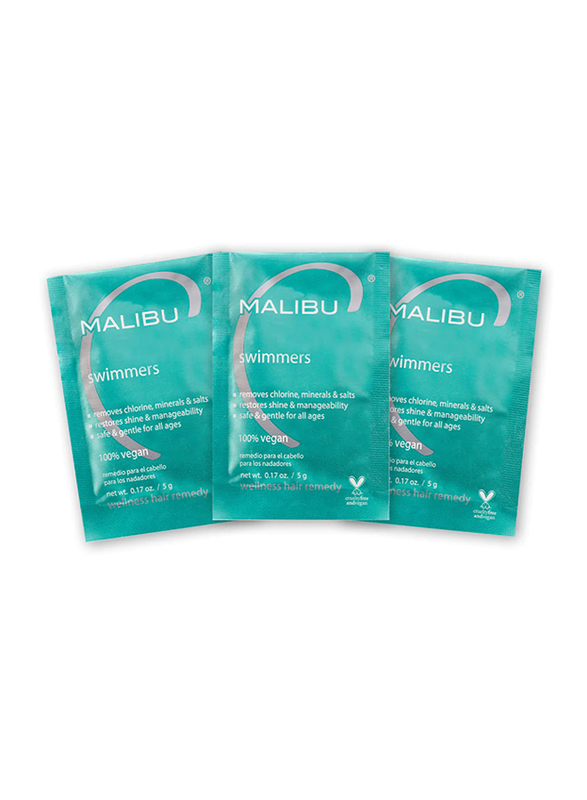 Malibu C Swimmers Wellness Hair Treatment, 5g, 3 Pieces