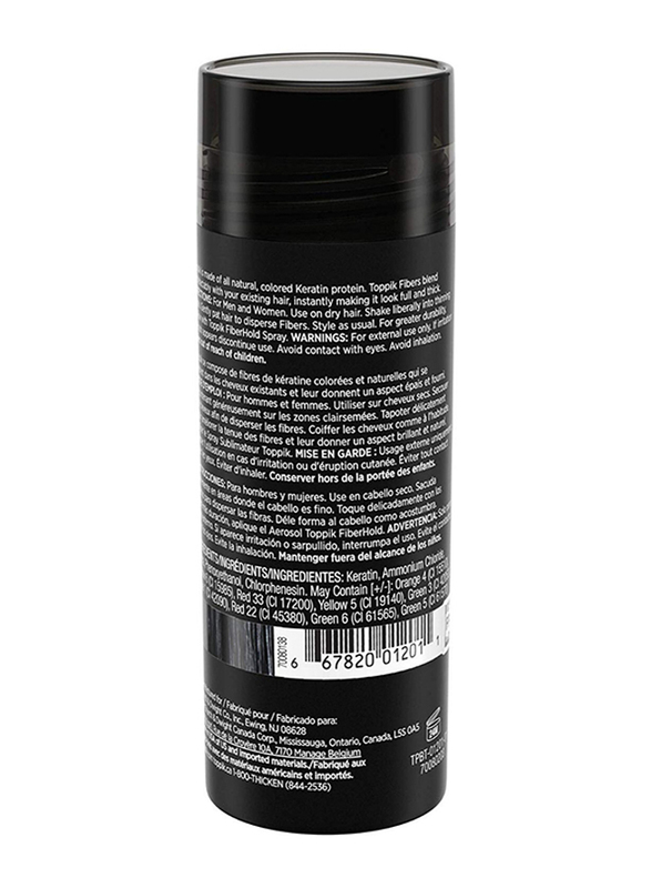 Toppik Hair Building Fibers for All Hair Type, Black, 27.5g