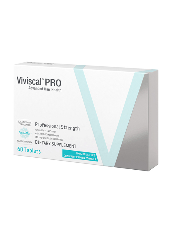 Viviscal Pro Advanced Hair Health Professional Strength Dietary Supplement, 60 Tablets