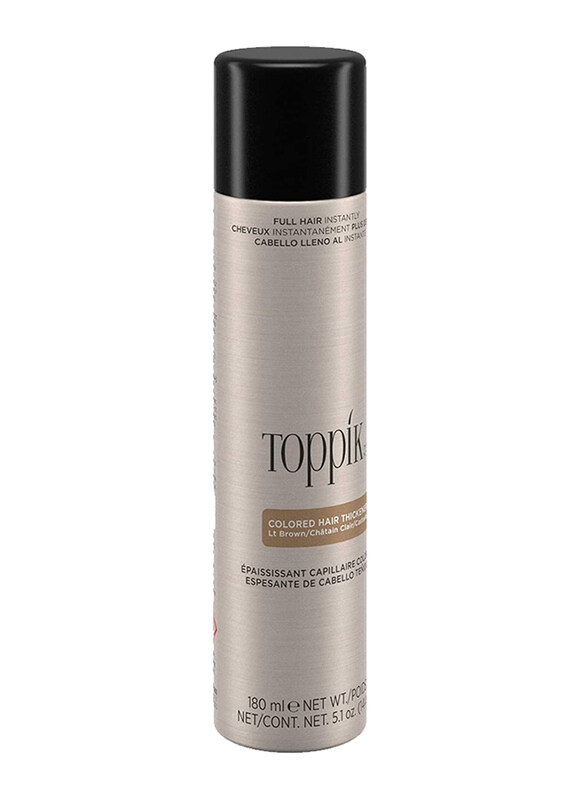 

Toppik Colored Hair Thickener for All Hair Type, Light Brown 144g