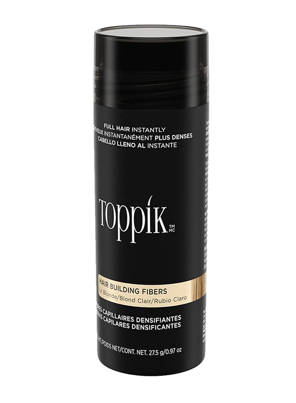 Toppik Hair Building Fibers for All Hair Type, Light Blonde, 27.5g