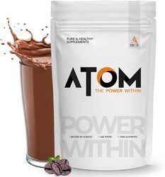 AS-IT-IS ATOM Performance Whey 1Kg With Safed Musli & Mucuna Pruriens For Faster Recovery Highly Bioavailable - Cafe latte flavor
