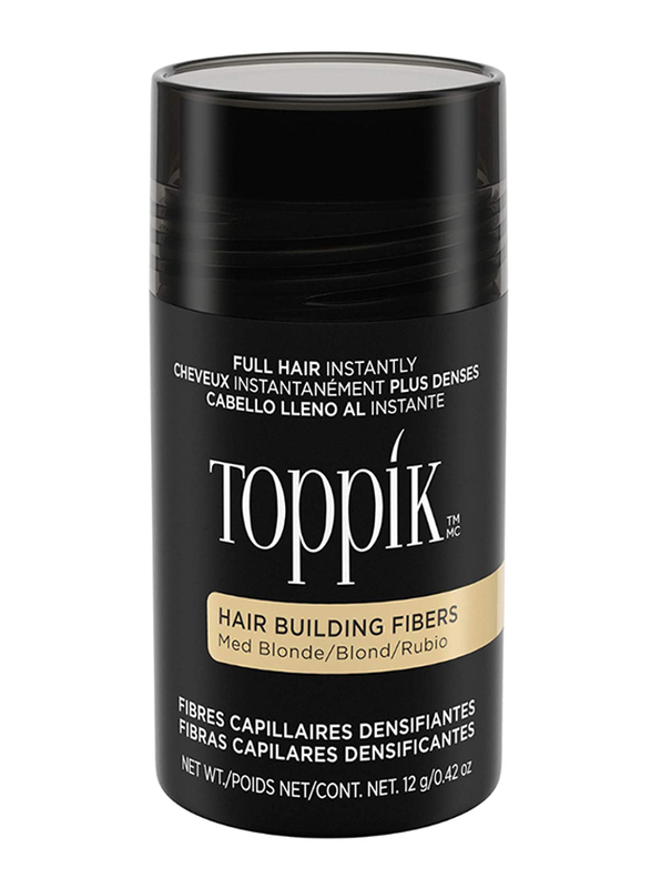 Toppik Hair Building Fibers for All Hair Type, Light Blonde, 12g