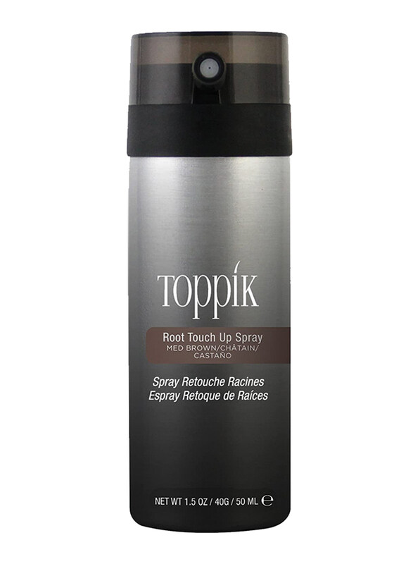

Toppik Root Touch Up Spray for All Hair Type, Medium Brown, 50ml
