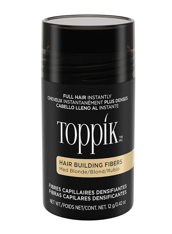 Toppik Hair Building Fibers for All Hair Type, Medium Blonde, 12g