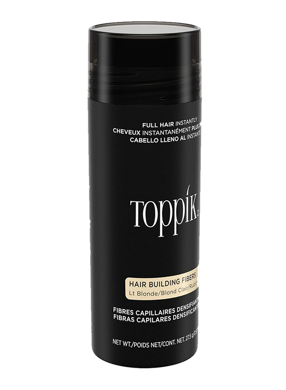Toppik Hair Building Fibers for All Hair Type, Light Blonde, 27.5g