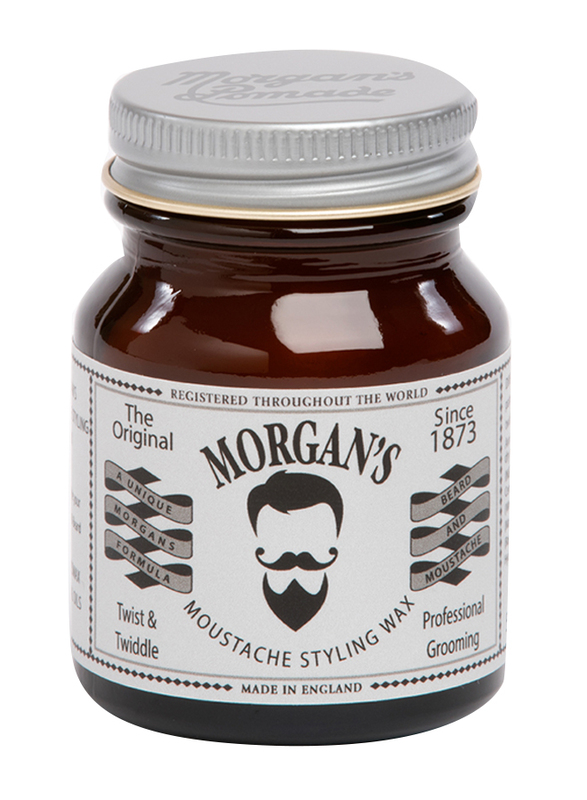 Morgan's Twist & Twiddle Moustache Styling Wax for Beard, 50g