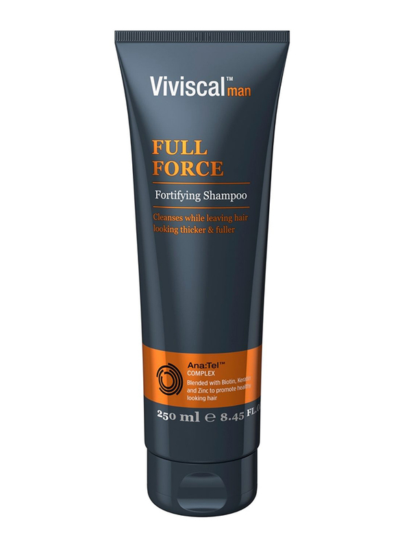 Viviscal Man Full Force Fortifying Shampoo for Thickening Hair, 250ml