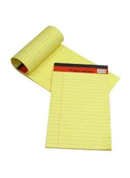 Sinarline Legalpad Notebook, 40 Sheets, 56 GSM, A5 Size, Yellow