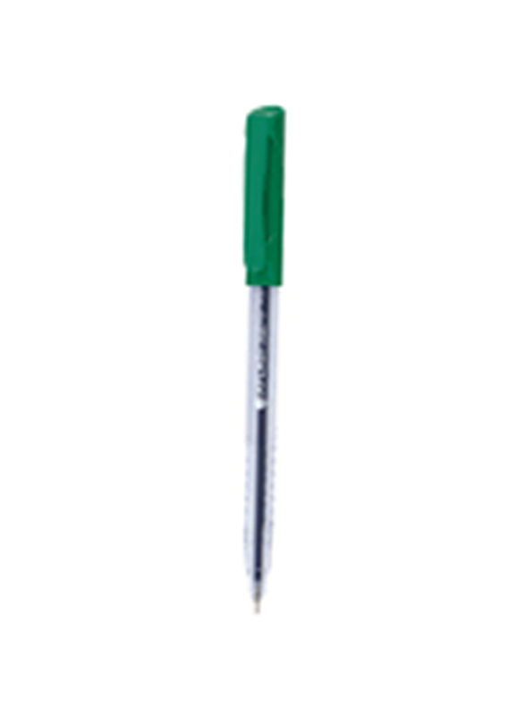 Atlas 10-Piece Fine Ballpoint Pen Set, 0.7mm, Green