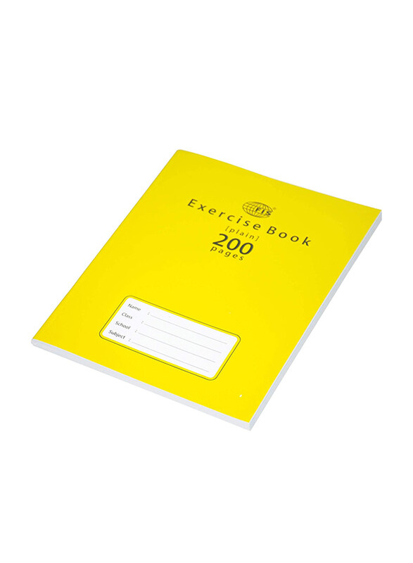 

FIS Exercise Book, Plain, 200 Pages, Brown