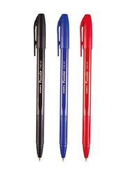 Zebra 12-Piece Piccolo Ballpoint Pen Set, 0.7mm, Black