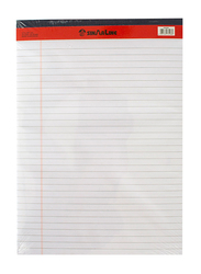 Sinarline Legalpad Notebook, 40 Sheets, 56 GSM, A4 Size, White