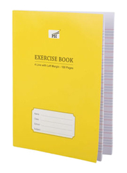 FIS Exercise Book, 4 Line, Left Margin, 100 Pages, Brown