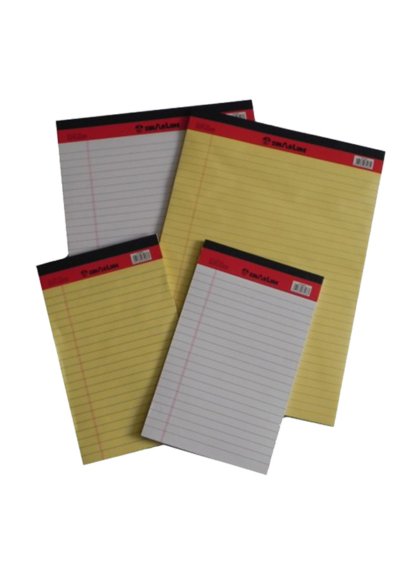 Sinarline Legalpad Notebook, 40 Sheets, 56 GSM, A5 Size, White