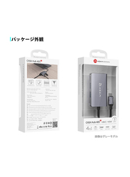 Adam Elements Casa A01m USB 3.1 Type-C Classic & HDMI 4 in 1 Hub, Grey