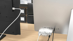 Adam Elements Casa i8- USB-C 8-in-1 Hub for iMac & iMac Pro, Grey