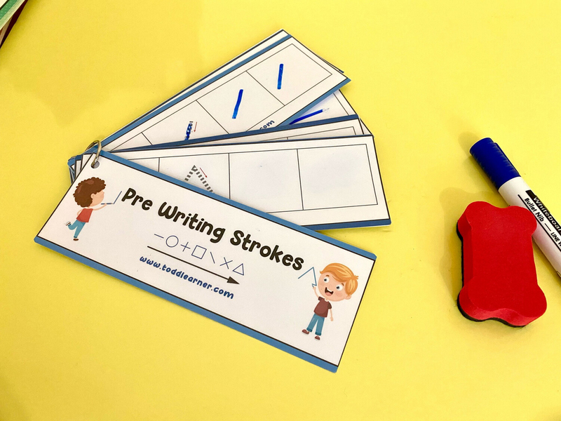 Toddlearner Pre Writing Strokes Practice Bundle for Kids, Multicolour