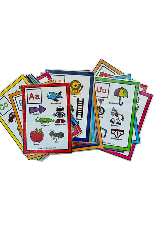 Toddlearner ABC English Letters Flash Cards for Kids, Ages 1+