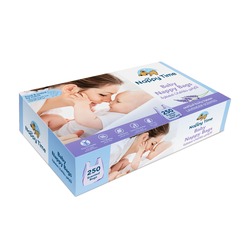Nappy Time Baby Nappy Bags x 250 - Lavender Scented, Antibacterial, Easy-Tie Handles, Leak-Proof, Oxo-biodegradeable, 30x30cm