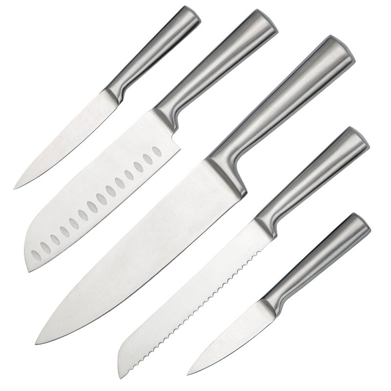 

Generic 5-Piece Stainless Steel Knife Set, MK-003, Silver