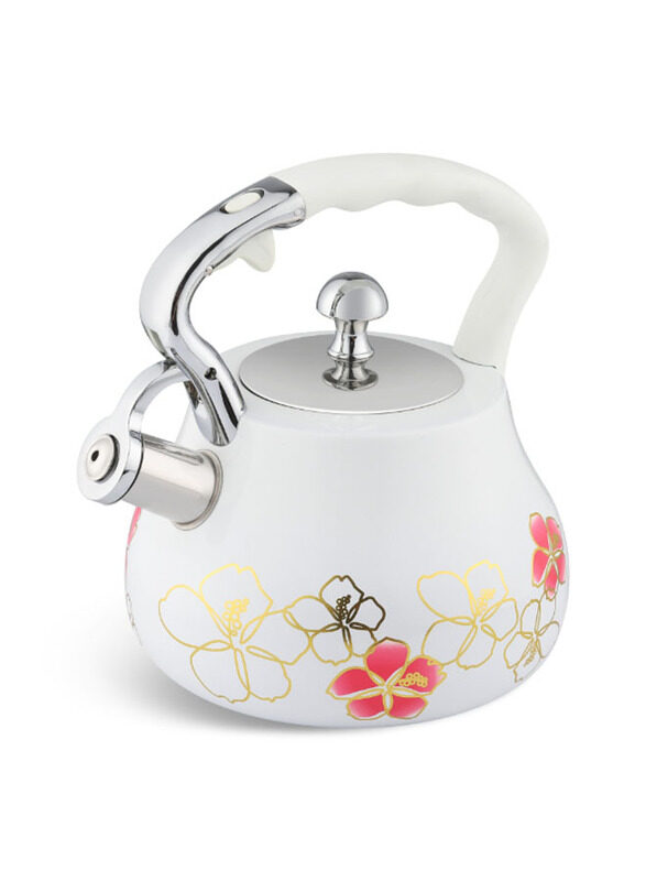 

Edenberg 3.0L Whistling Stainless Steel Electric and Gas Kettle, White