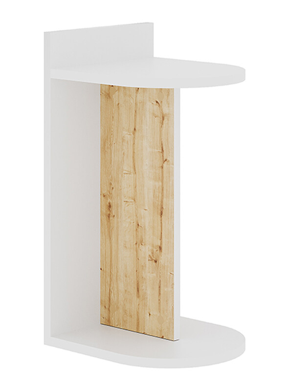 

Generic Dom Side Table, White/Oak