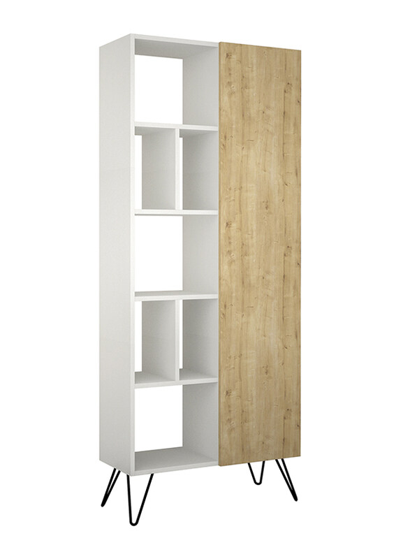 

Generic Jedda Bookcase, White/Oak