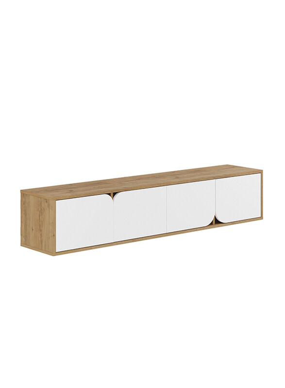 

Decortie Spark TV Stand, Oak/White