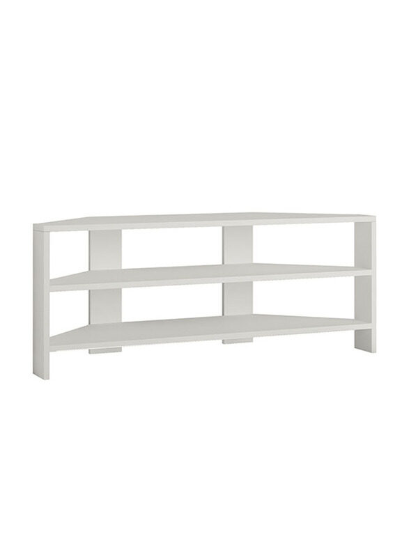 

Generic Thales Corner TV Stand, White