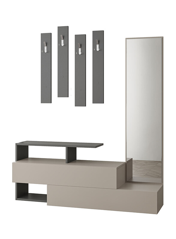 

Decortie Ramda Hall Stand, Light Mocha/Anthracite
