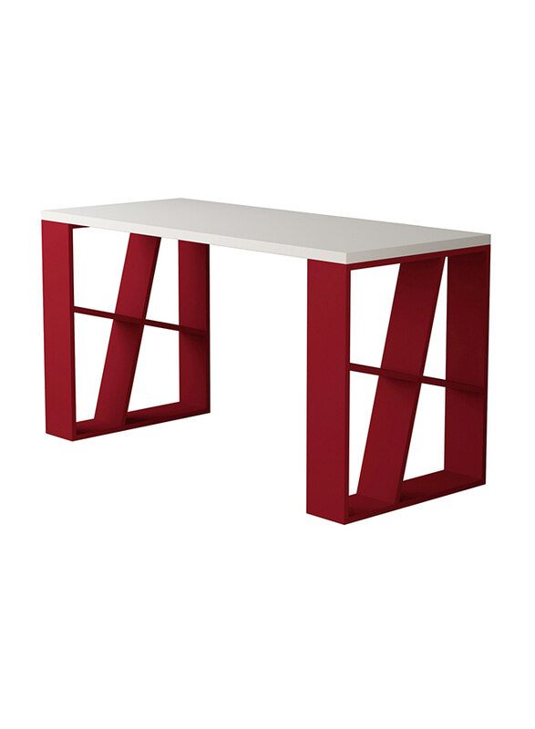 

Generic Honey Working Table, White/Burgundy