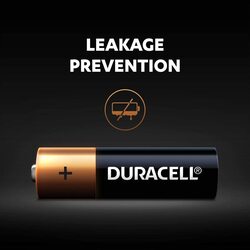 Duracell LR6/MN1500 AA 1.5V Alkaline Batteries, 10 Years Shelf Life, 4+2 Pieces, Brown/Black