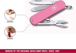Victorinox Swiss Army Classic SD Pocket Knife, Pink