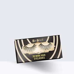 Max Touch 3D Mink Hair Natural Premium Eyelashes, 07, Black