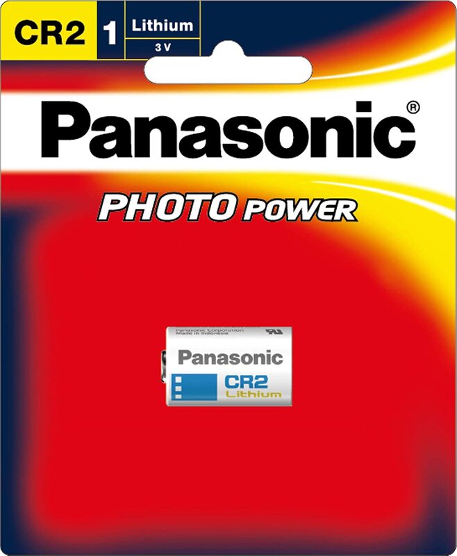 Panasonic CR123A Lithium 3V Battery, 1 Piece, White