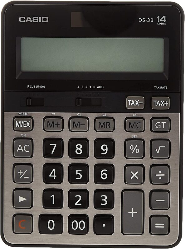 Casio DS-3B Heavy Duty Office Calculator, Black