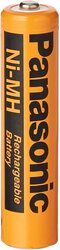 Panasonic NiMH AAA Rechargeable Battery, 8 Pieces, Orange