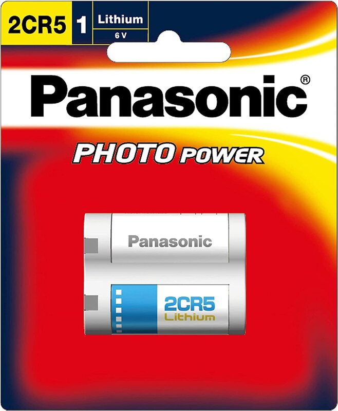 

Panasonic 2CR5 6V Photo Power Lithium Battery, White