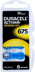 Duracell Activair Hearing Aid Batteries, Blue, Size 675