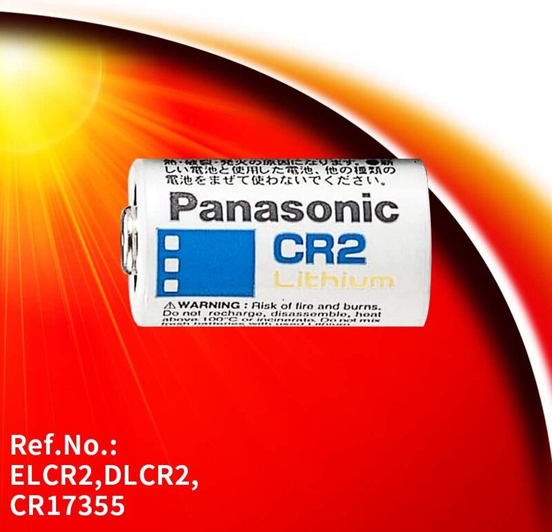 Panasonic CR123A Lithium 3V Battery, 1 Piece, White